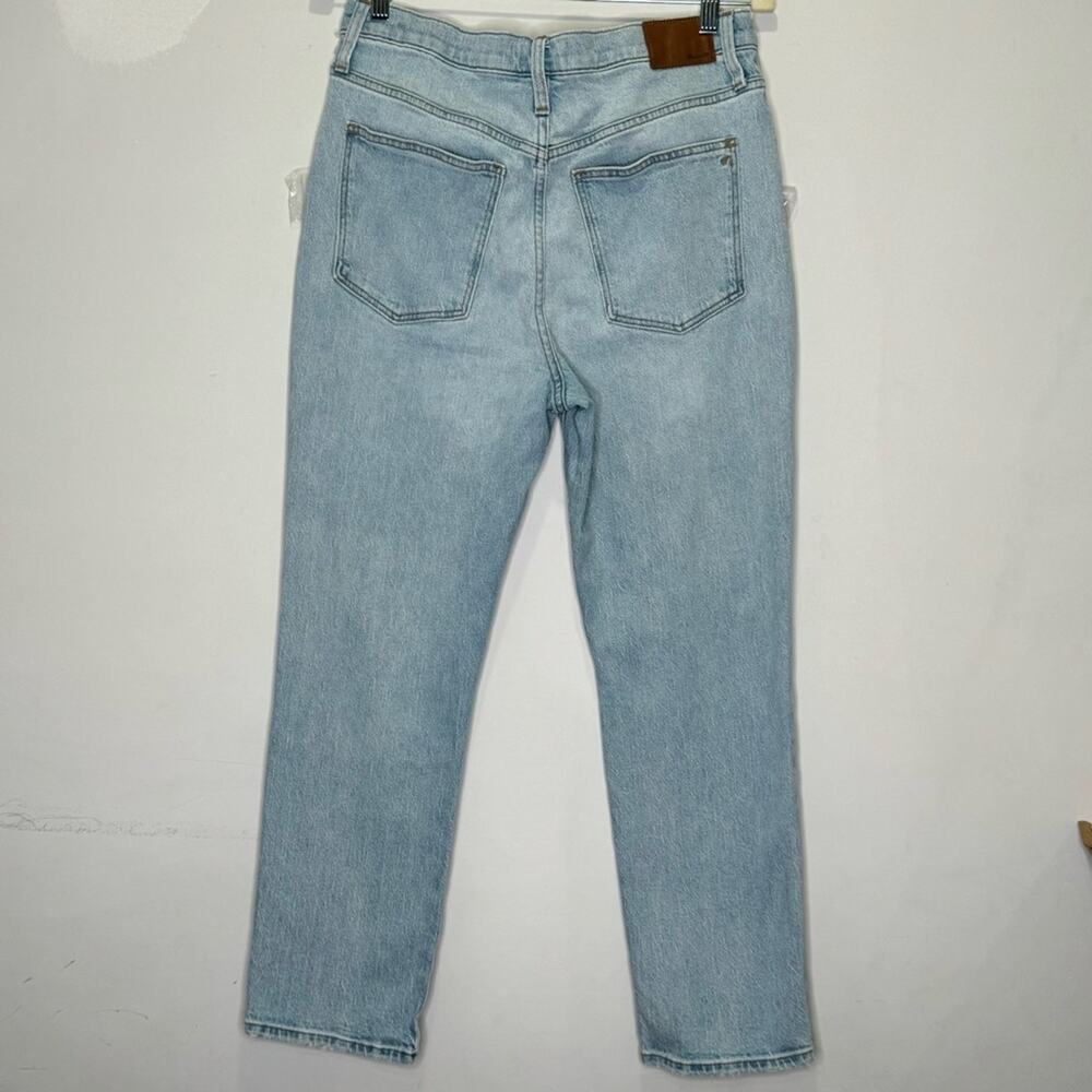 Madewell The High-Rise Slim Crop Boyjean in Dumas Wash: Ripped Edition MC556 W29 - Picture 3 of 14